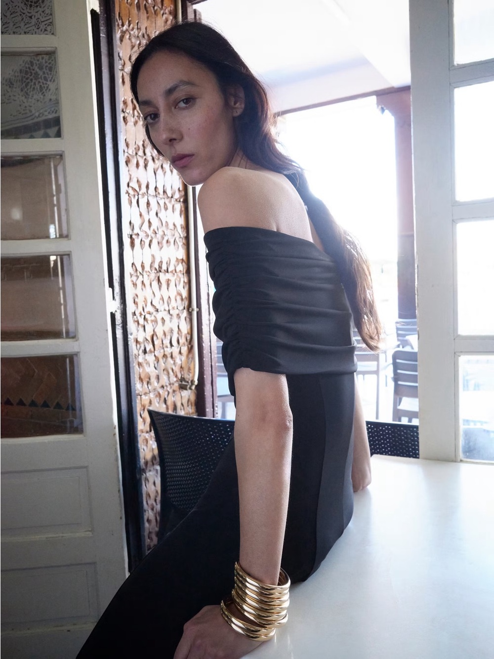 NWT (size 8) MANGO STRAPLESS FLARED DRESS - Picture 2 of 9